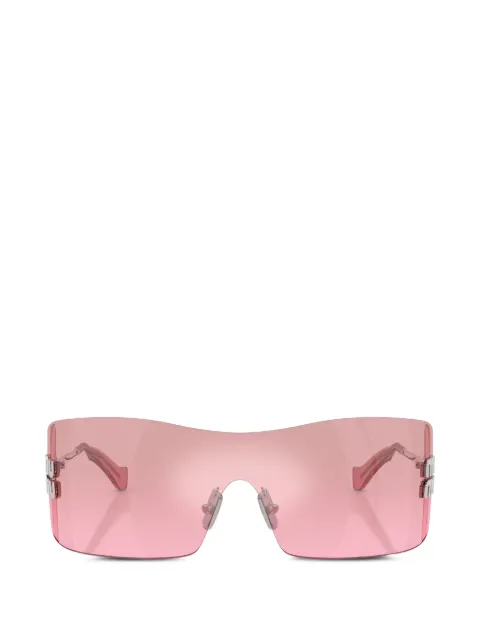 Miu Miu Eyewear Aube logo-plaque rectangle sunglasses