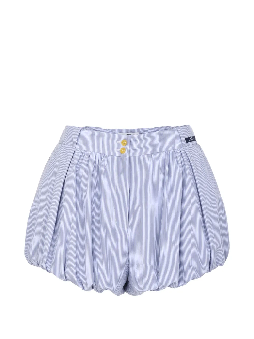 Elisabetta Franchi striped balloon shorts - Blue