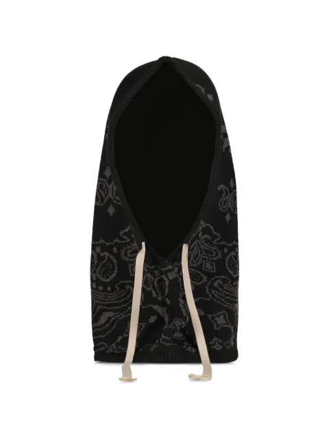 JUN/NAKAYAMA paisley-print drawstring balaclava