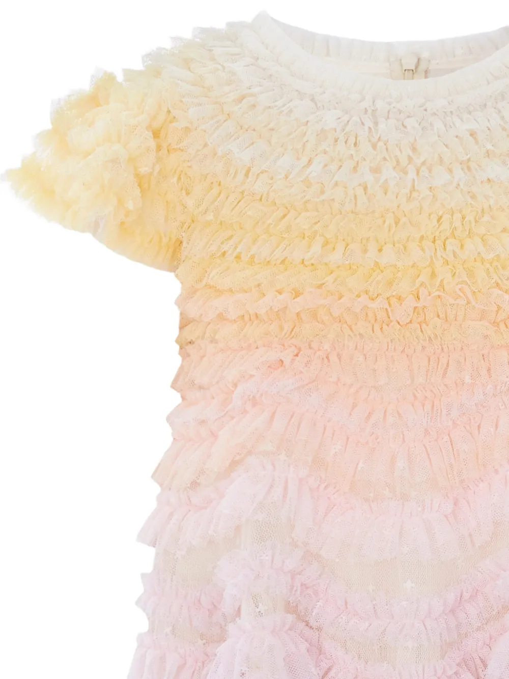 NEEDLE & THREAD KIDS Tulen jurk Roze