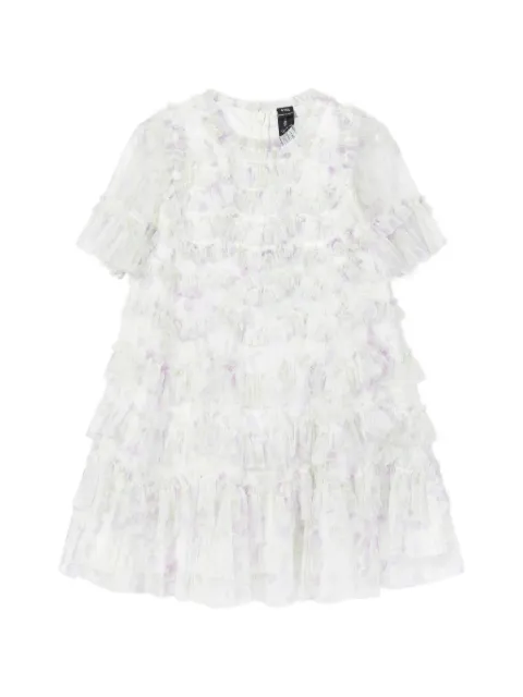 NEEDLE & THREAD KIDS floral-print ruffled dress