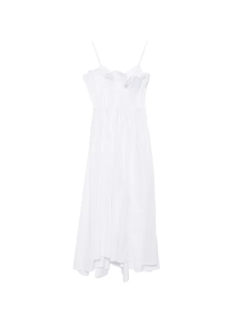 Marques'Almeida vestido midi con diseño plisado