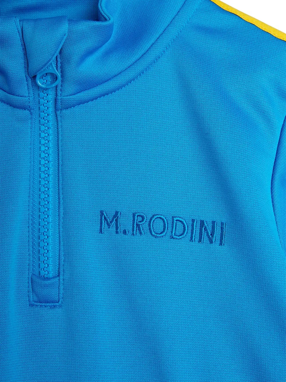 Mini Rodini Jurk met trekkoord en zijstreep Blauw