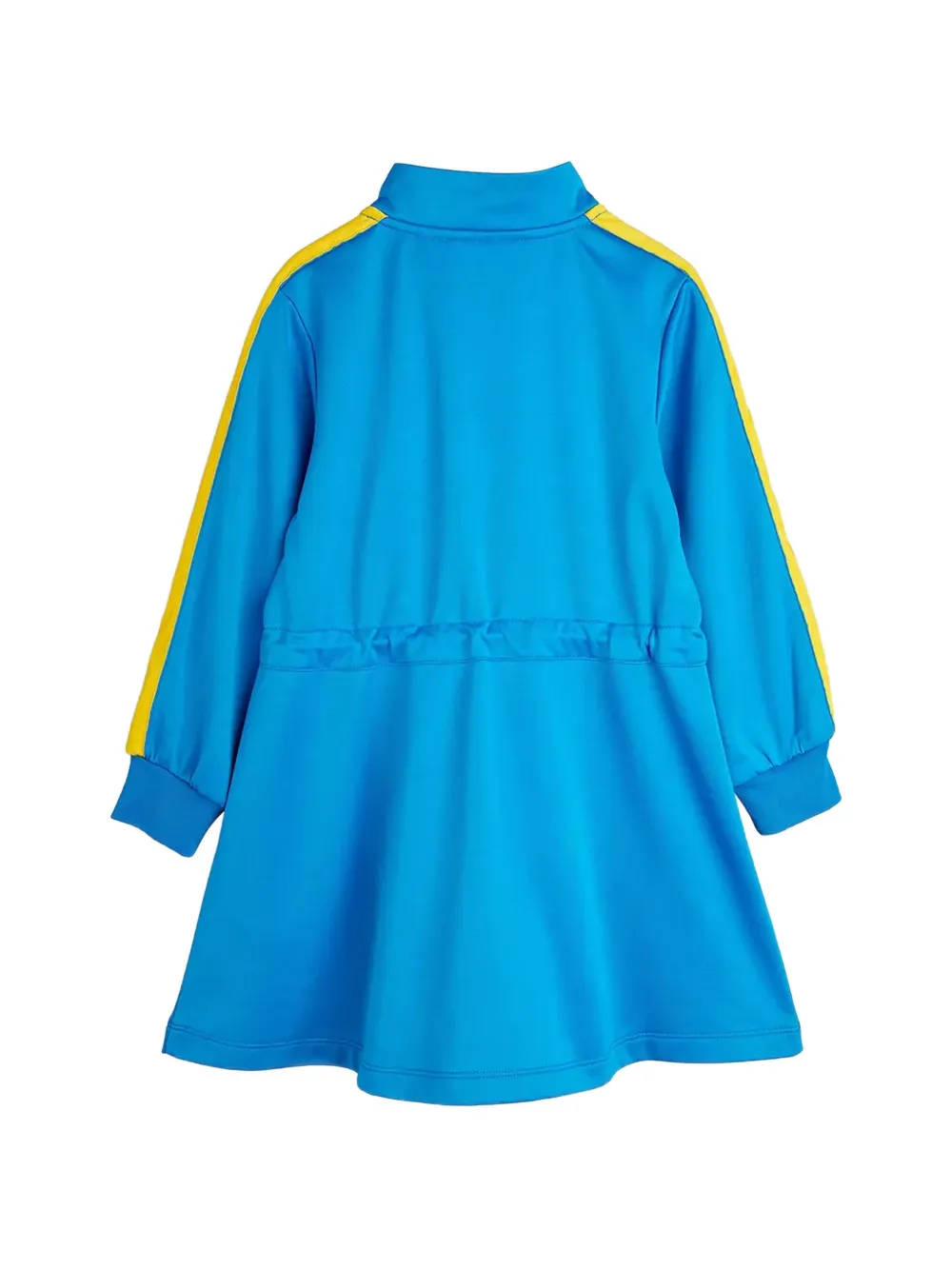 Mini Rodini Jurk met trekkoord en zijstreep Blauw