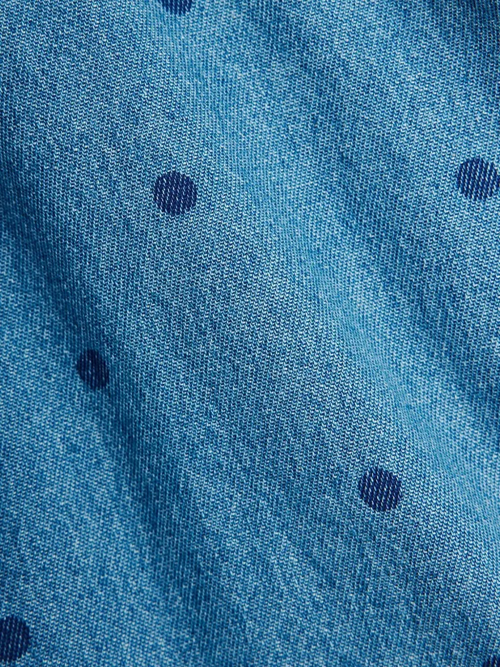 Mini Rodini polka-dot tiered dress Blauw