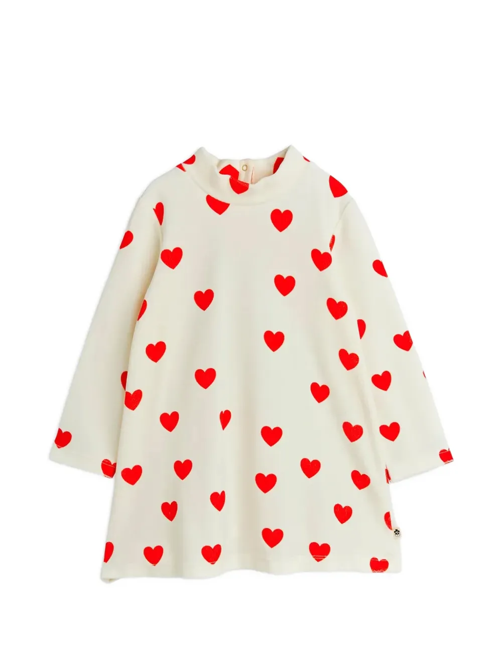 Mini Rodini robe imprimée à manches longues - Tons neutres Mini Rodini robe imprimée à manches longues - Tons neutres
