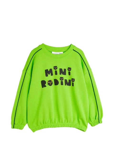Mini Rodini logo-print drop-shoulder sweatshirt