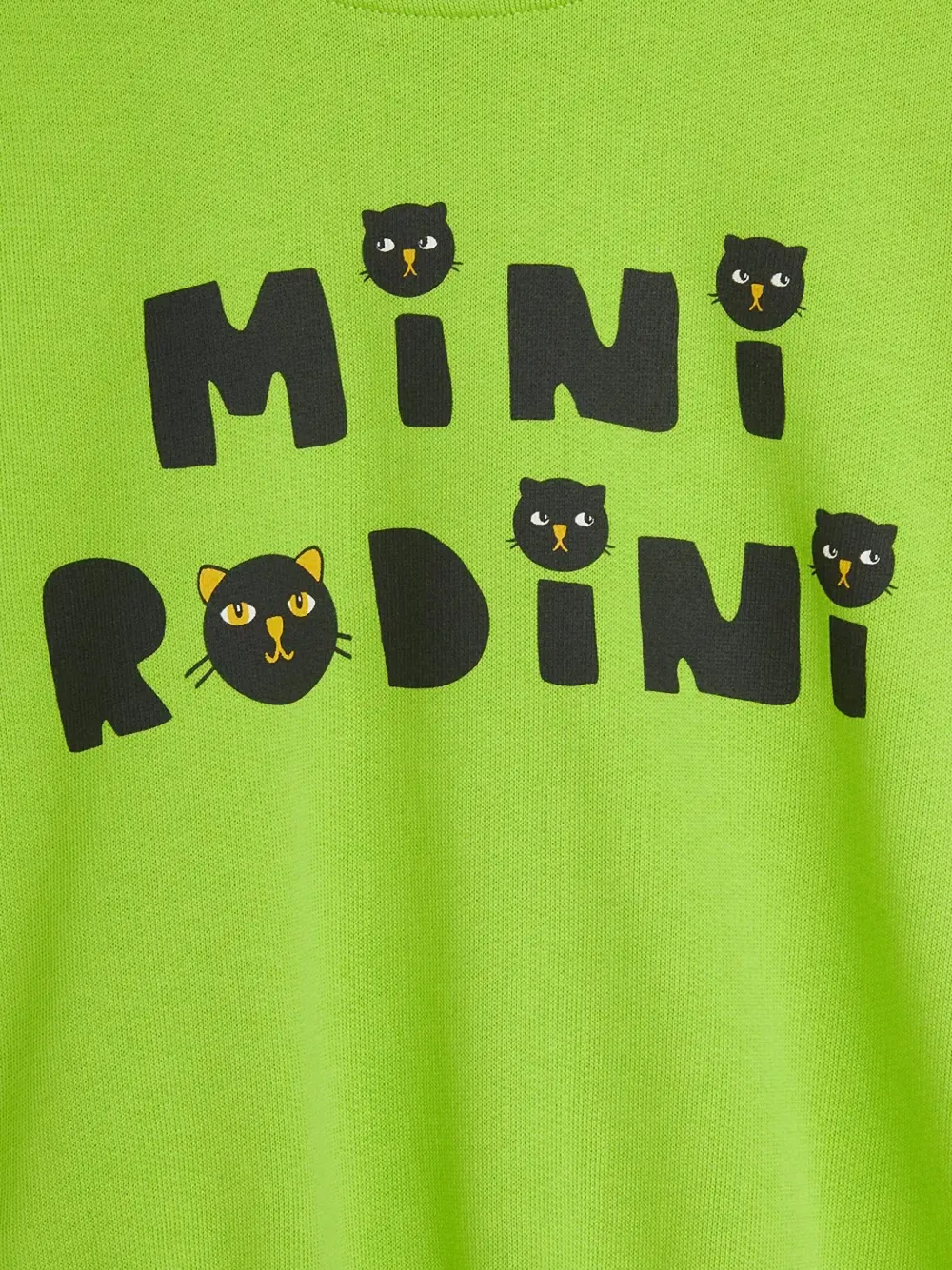 Mini Rodini Sweater met logoprint Groen