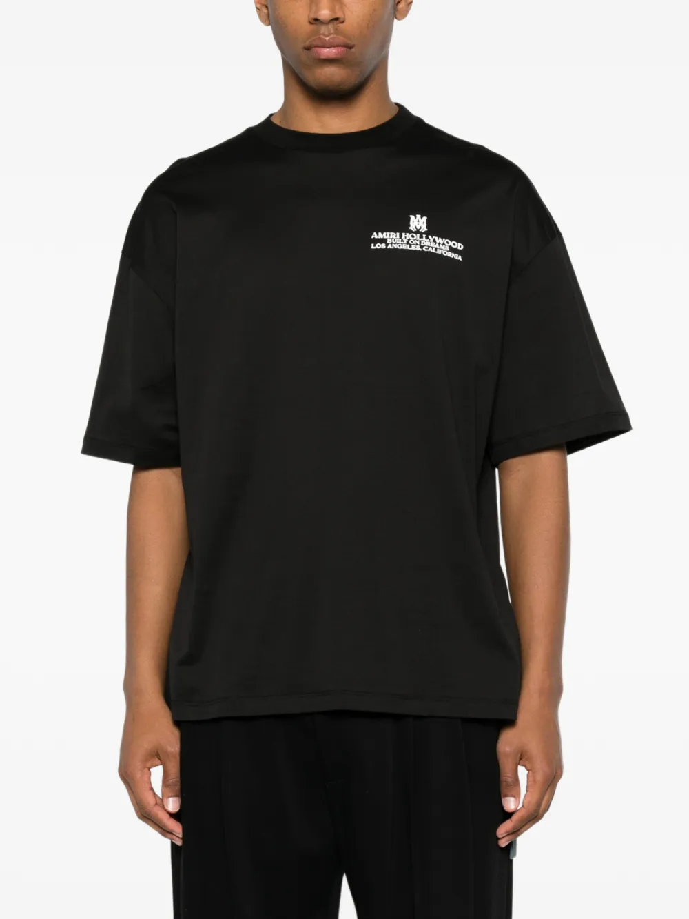 AMIRI Built on Dreams oversized T-shirt Zwart