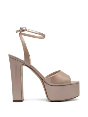 Roger Vivier Sandália Viv' Choc Com Plataforma | Dourado | FARFETCH BR