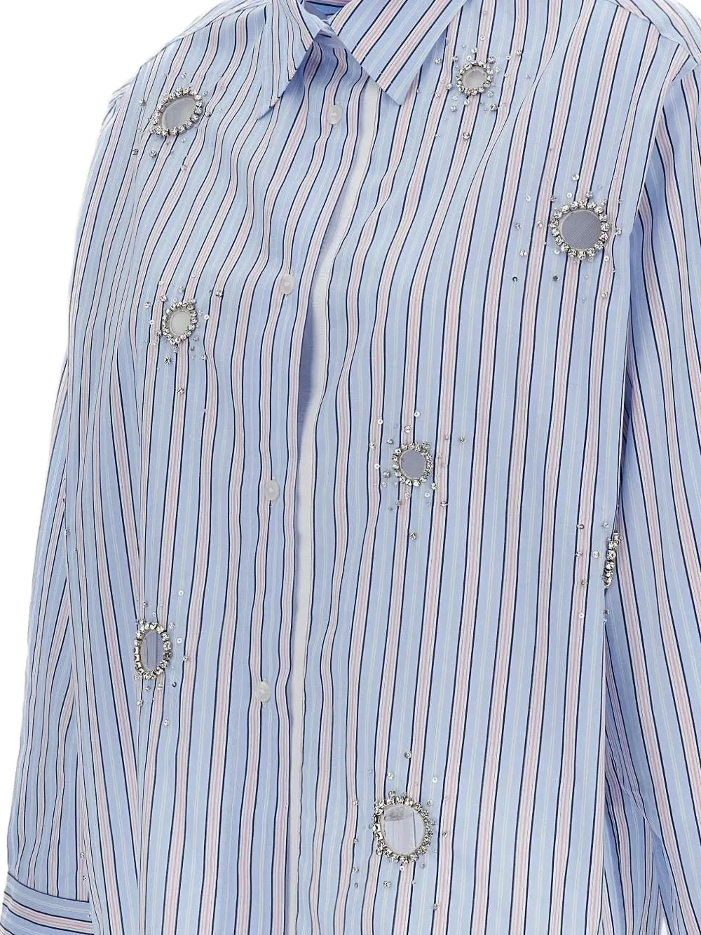  Des Phemmes Camisa A Rayas - Azul 