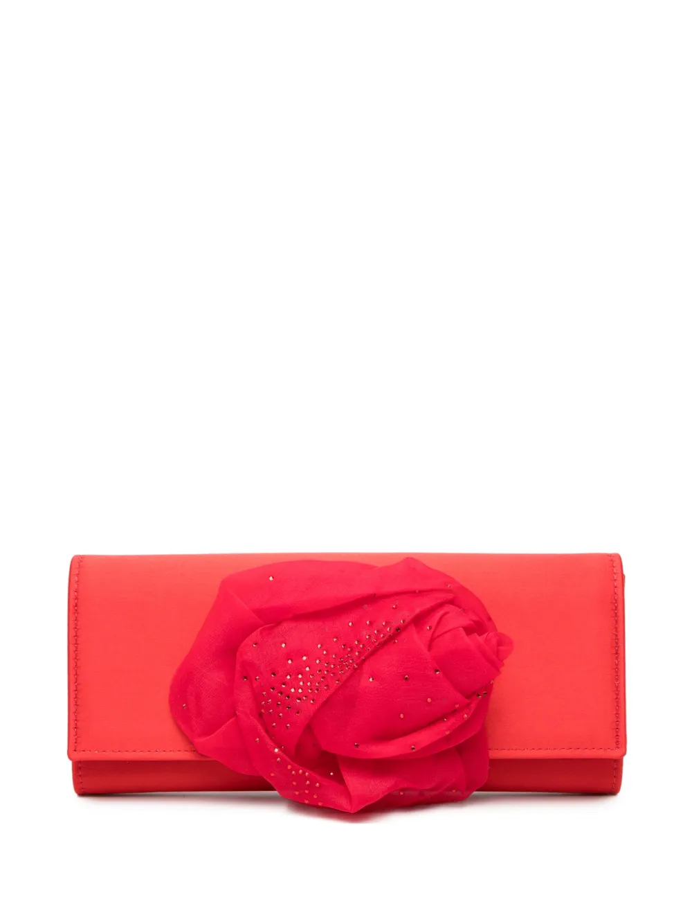 Gedebe Peonia Envelope clutch bag - Rosso
