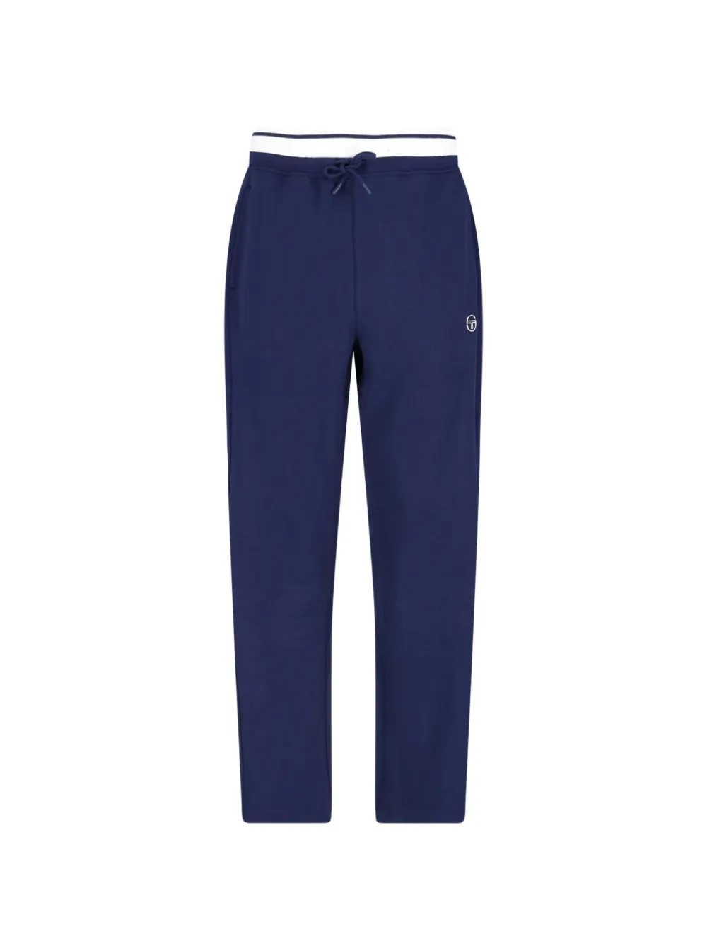 Sergio Tacchini logo-embroidered drawstring track pants - Blu