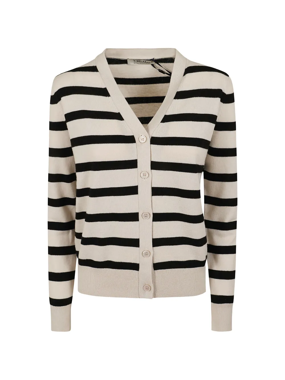 'S Max Mara striped V-neck cardigan - Toni neutri