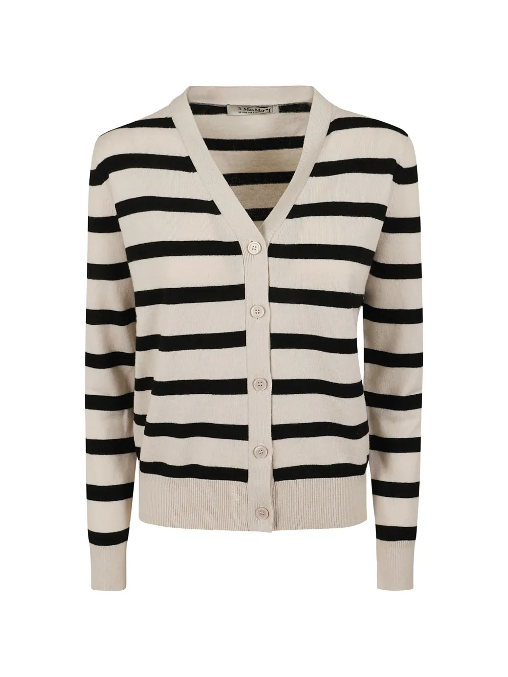 'S Max Mara striped V-neck cardigan - Toni neutri