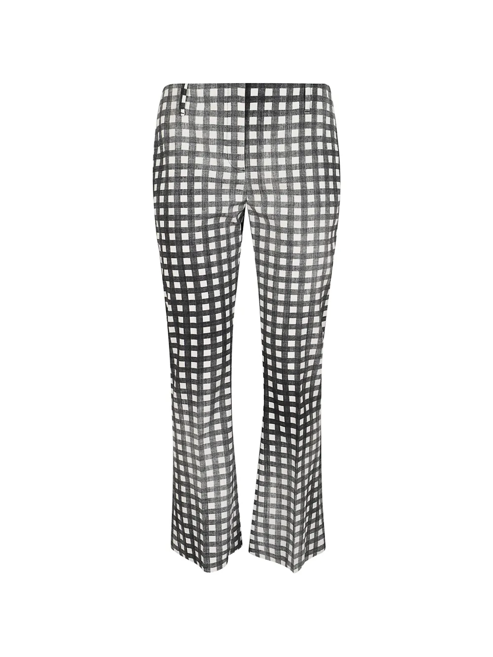 Ermanno Scervino gingham-check trousers - Schwarz