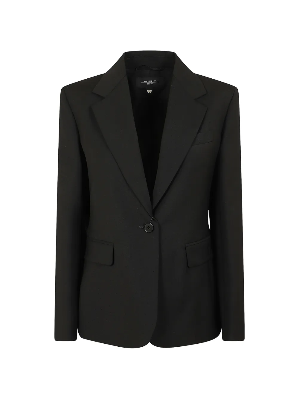 Weekend Max Mara single-breasted notched-lapel blazer - Schwarz