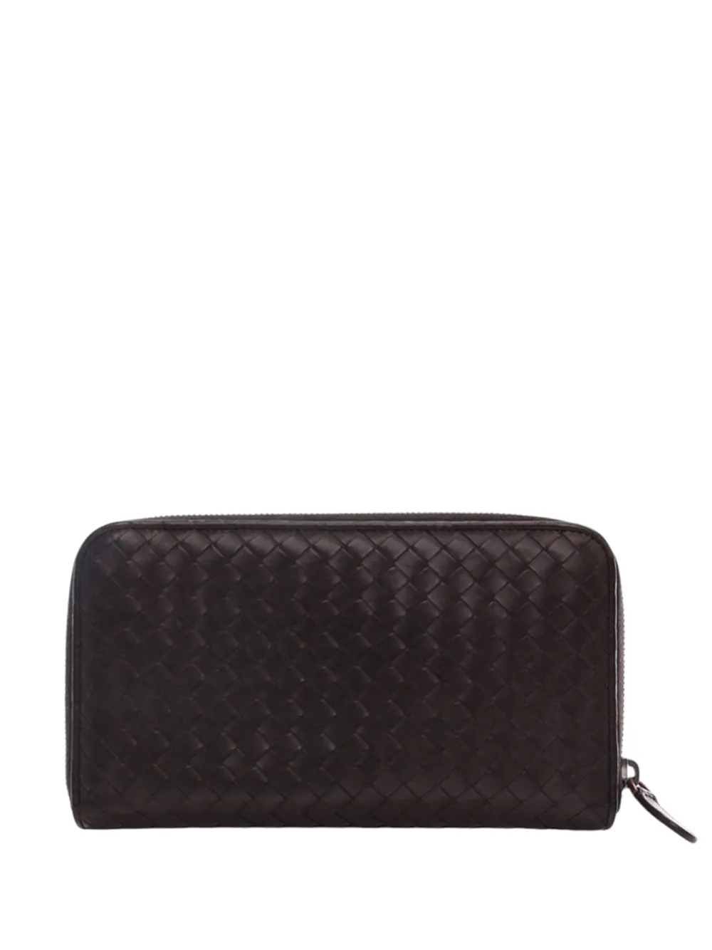 Bottega Veneta Pre-Owned 2012-2026 längliches Portemonnaie mit Intrecciato-Muster - Braun