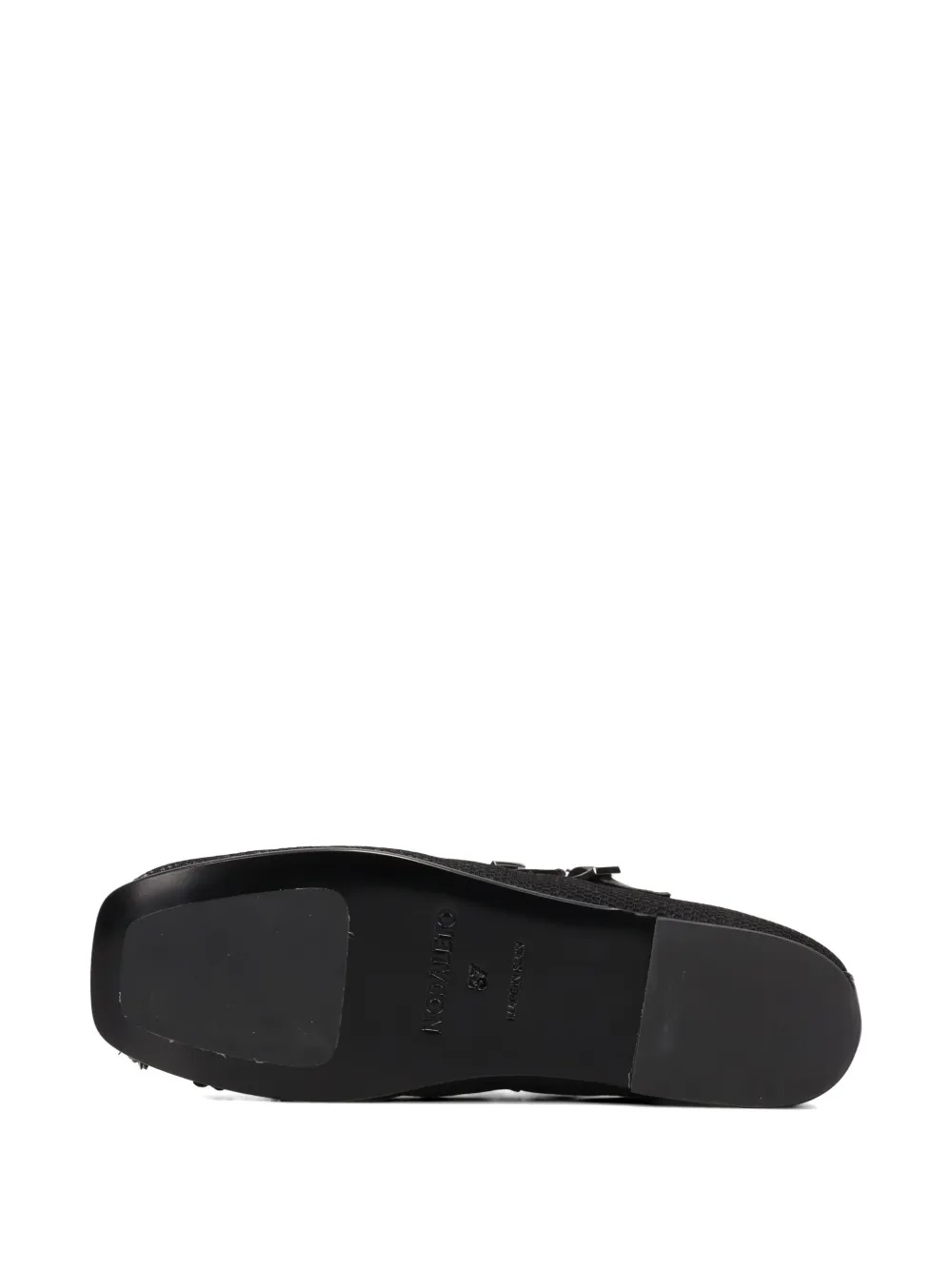 Nodaleto Mesh loafers verfraaid met kralen Zwart
