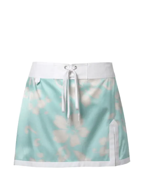 Julie Kegels — floral-print lace-up skirt