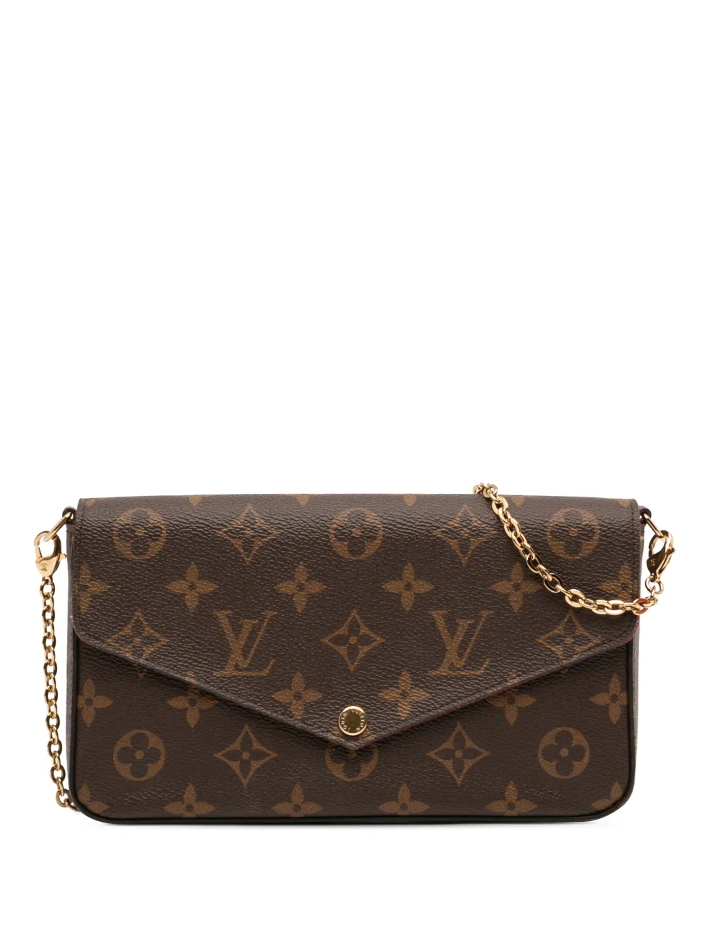 Louis Vuitton Pre-Owned 2018 Monogram Pochette Felicie crossbody bag - Marrone