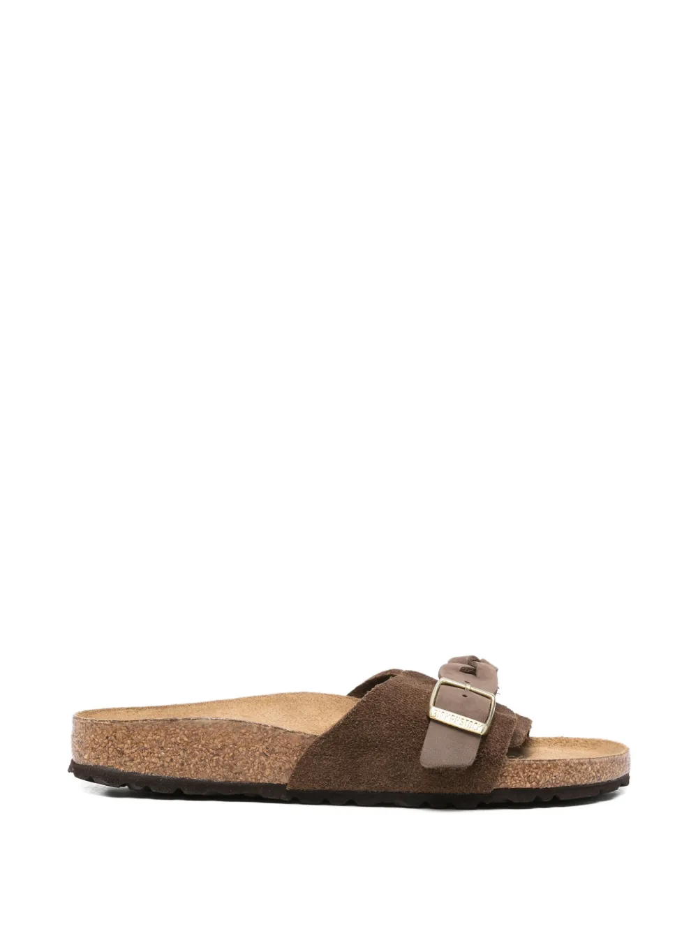 Birkenstock Oita braided buckle-fastening sandals - Brown