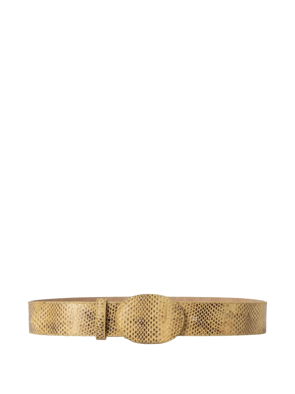 Gimaguas snakeskin-effect buckle belt - Toni neutri