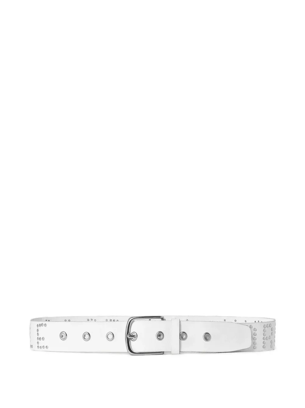 Gimaguas Fragile stud-embellished belt - Bianco