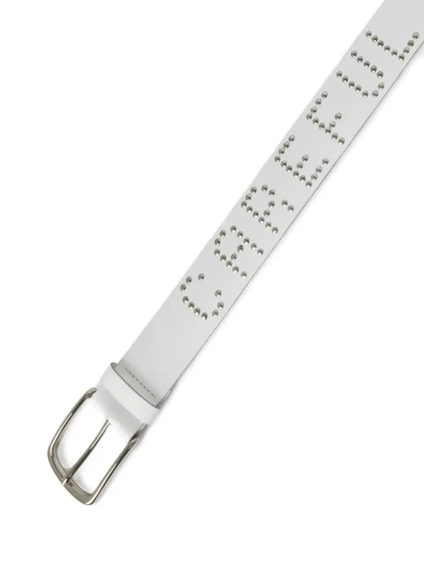 Gimaguas Fragile stud-embellished Belt | White | FARFETCH GE