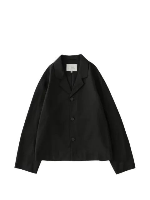 Studio Nicholson cotton single-breasted jacket