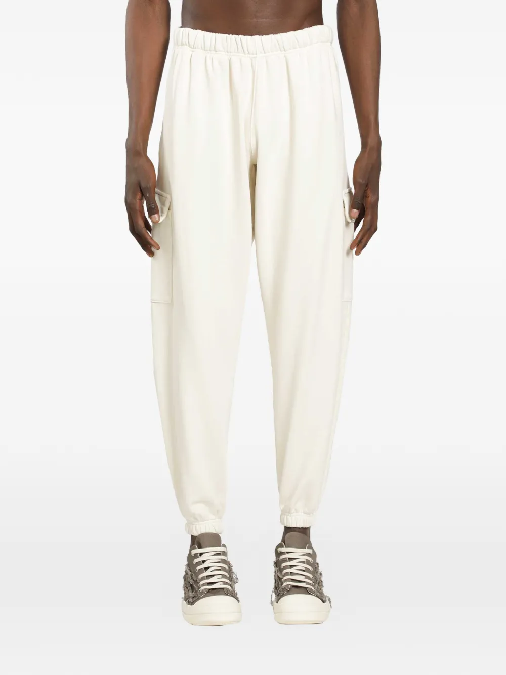 Roadless cotton track pants - Bianco