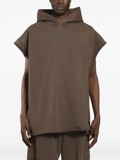 Roadless sleeveless jersey hoodie