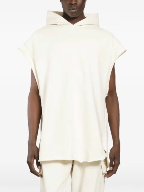 Roadless sleeveless jersey hoodie