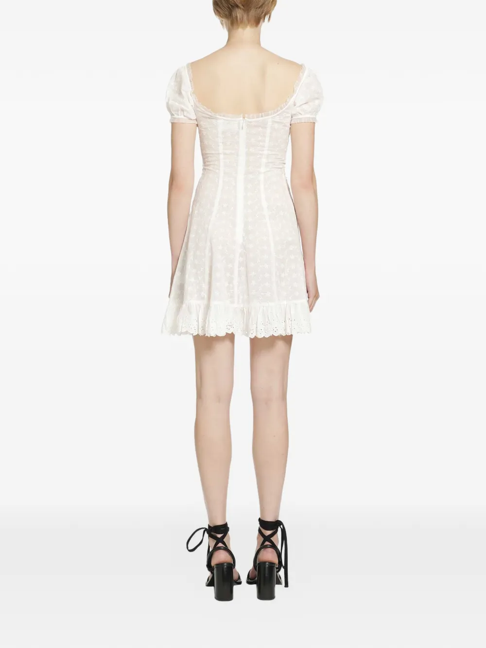 DAISY lace-trim corset-style Mini Dress | White | FARFETCH IE DAISY lace-trim corset-style Mini Dress | White | FARFETCH IE