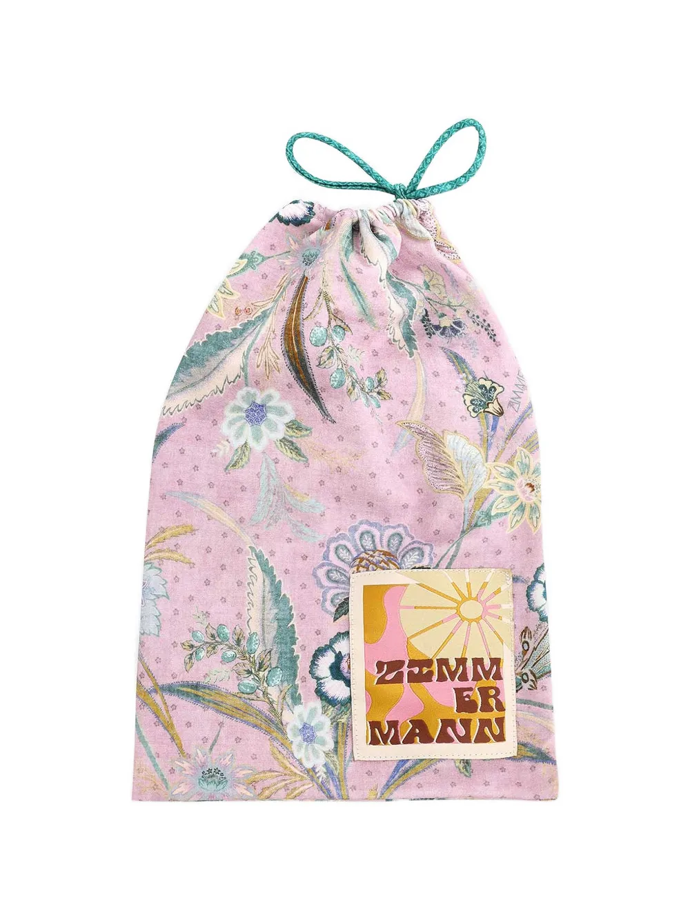 ZIMMERMANN Kids Indra bikini met bloemenprint en ruches Roze