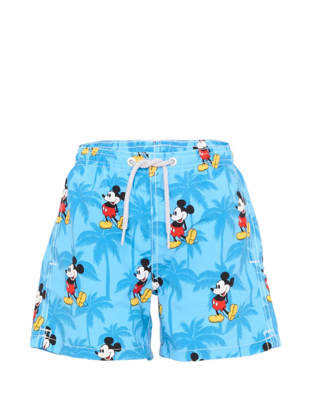 MC2 Saint Barth Kids Mickey Mouse palm-print swim shorts - Blu