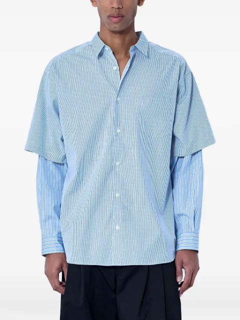 Comme des Garçons Homme camisa con motivo de rayas