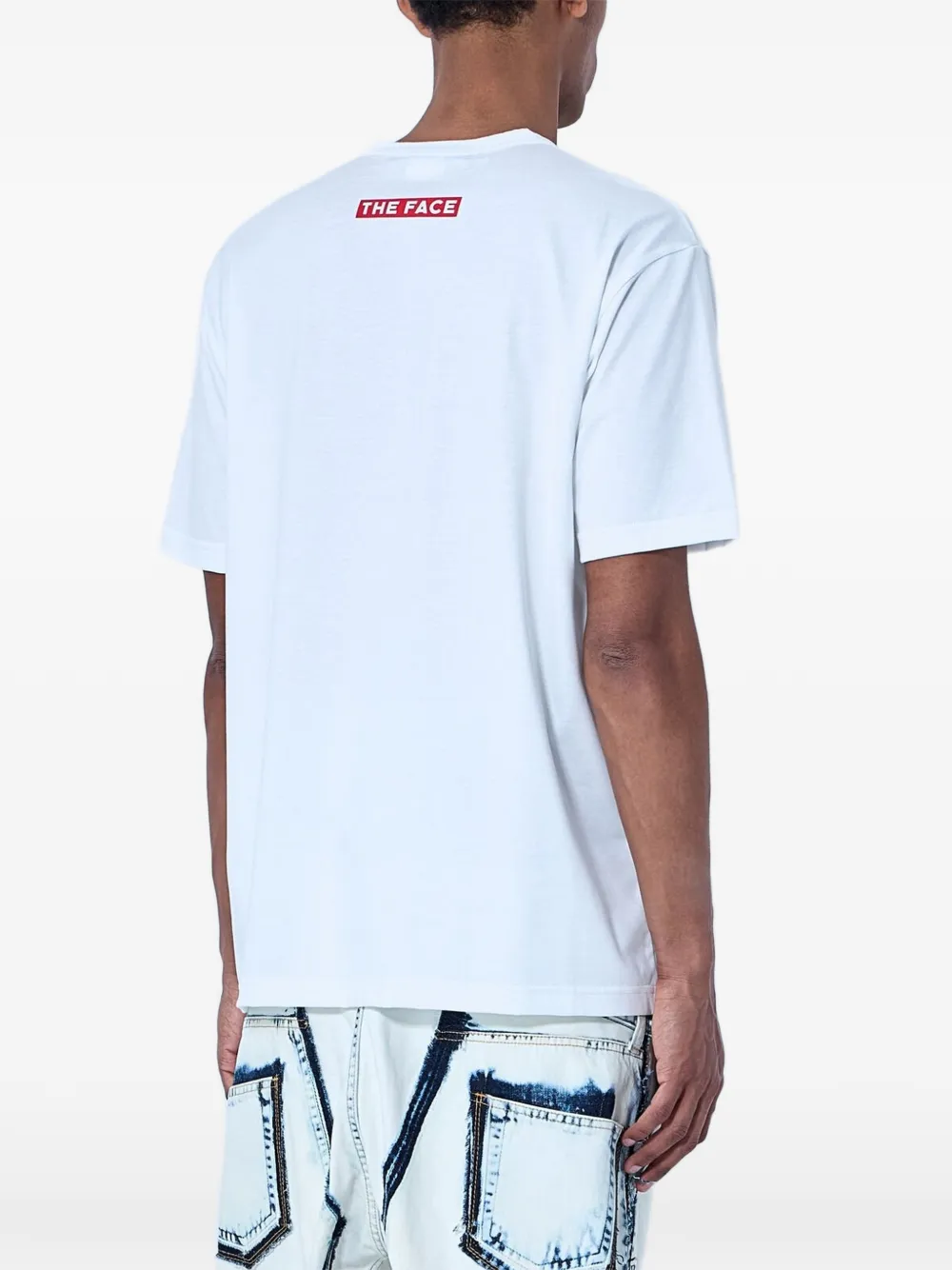 Junya Watanabe MAN T-shirt met grafische print Wit