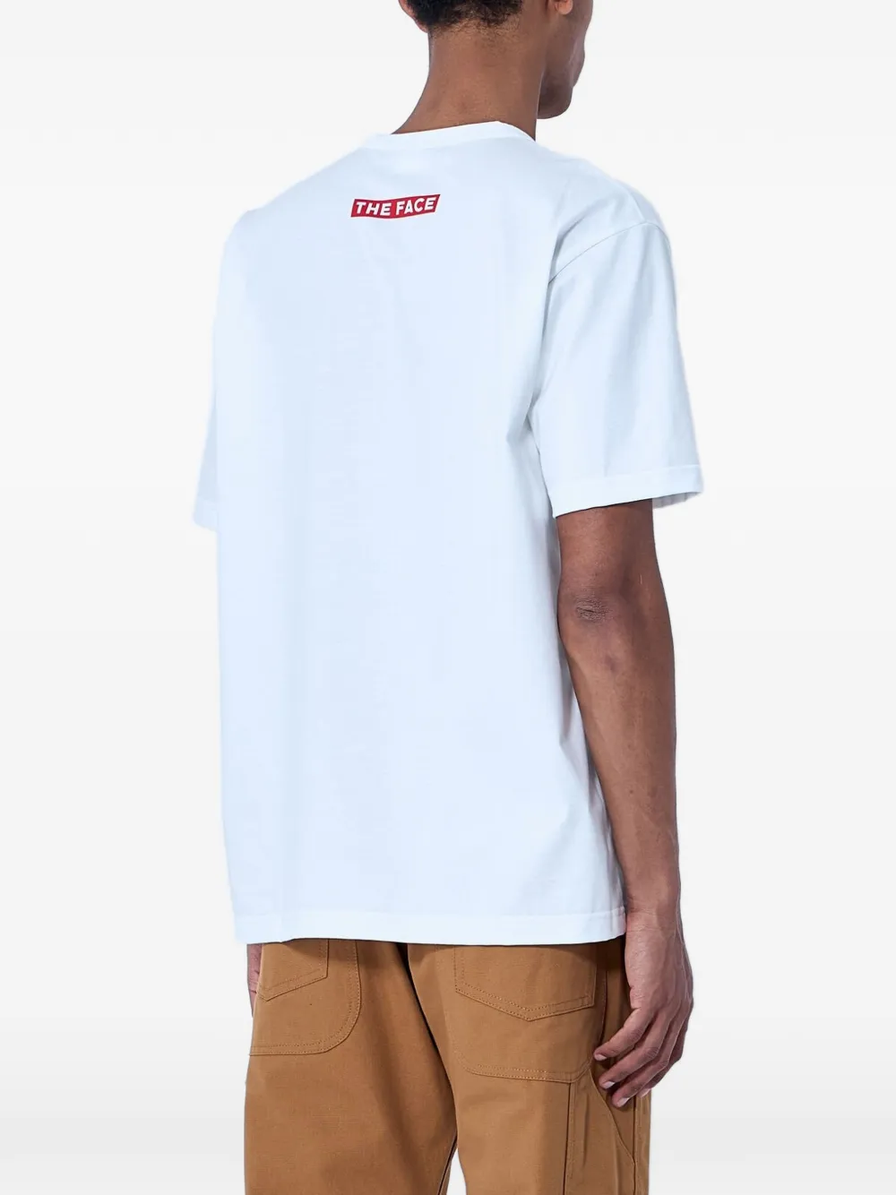 Junya Watanabe MAN T-shirt met grafische print Wit
