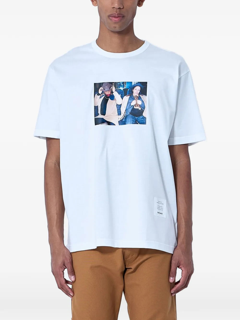 Junya Watanabe graphic-print T-shirt - Weiß