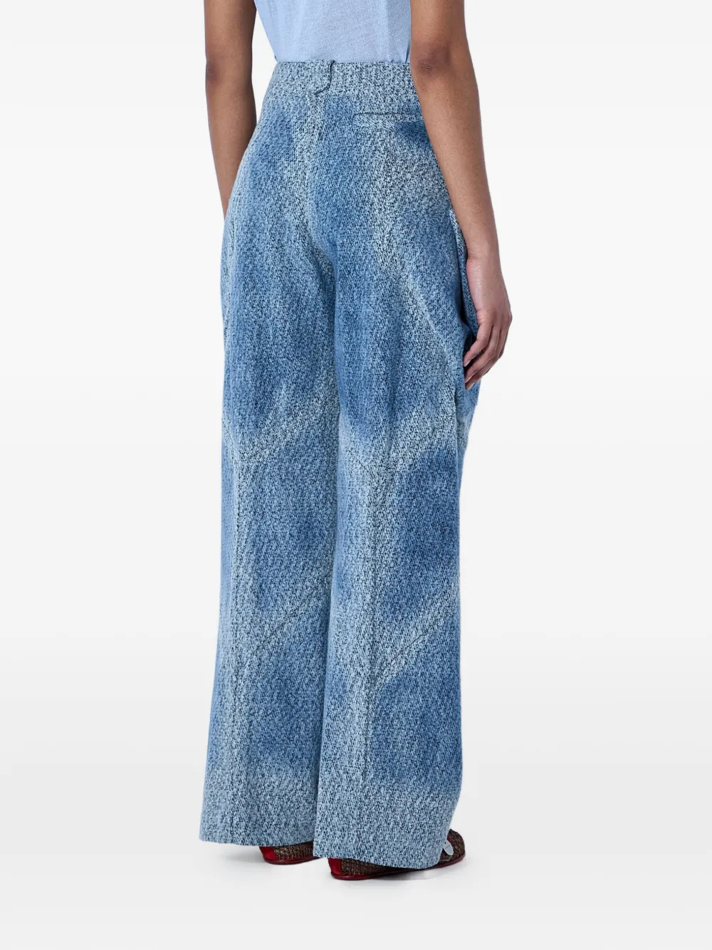 Kiko Kostadinov Broek met textuur Blauw