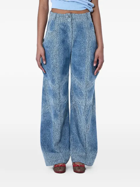 Kiko Kostadinov textured-finish trousers