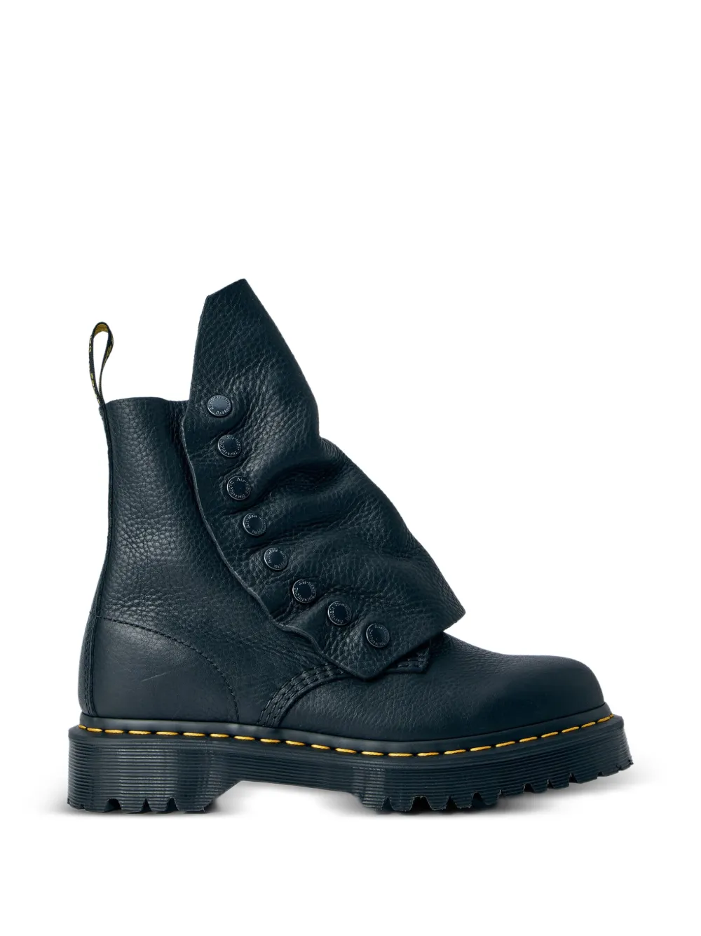 Limi Feu x Dr. Martens buttoned-flap combat boots - Black
