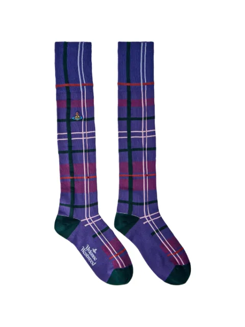Vivienne Westwood tartan-pattern socks