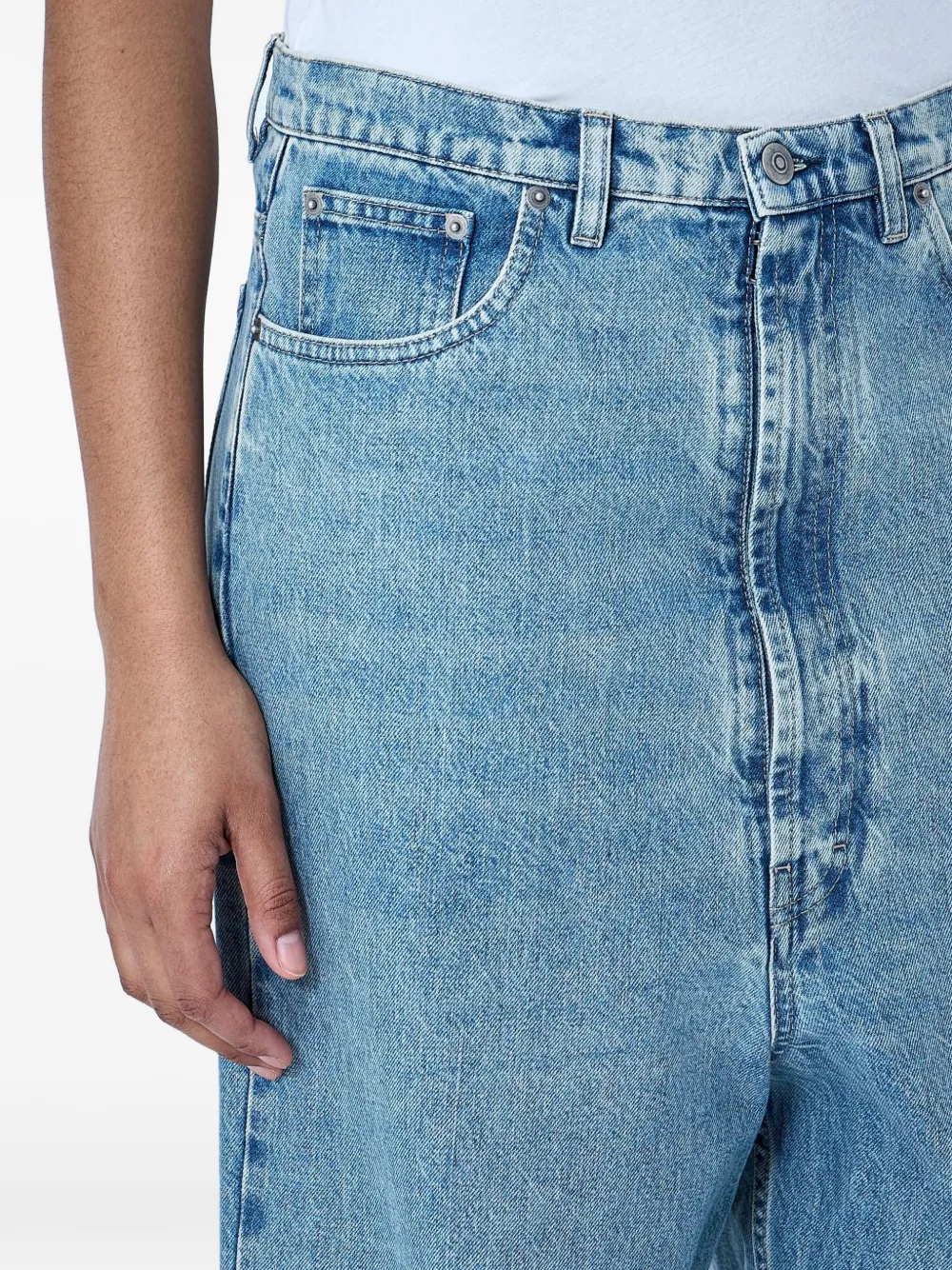 Maison Margiela Jeans met effect Blauw