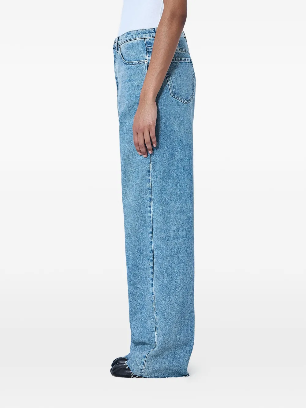 Maison Margiela Jeans met effect Blauw