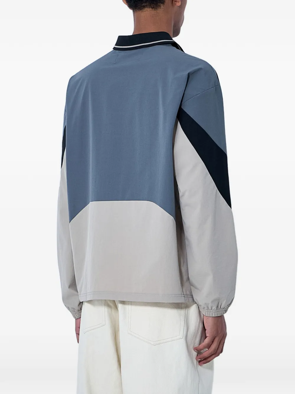 Metalwood Studio Sweater met V-hals Blauw