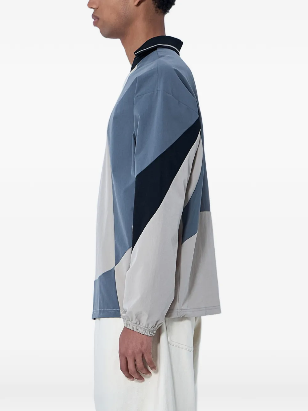 Metalwood Studio Sweater met V-hals Blauw