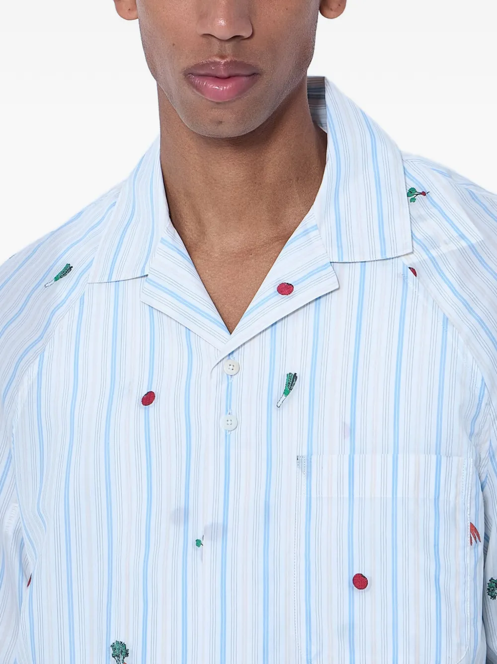 Jacquemus Poloshirt met patroon Blauw