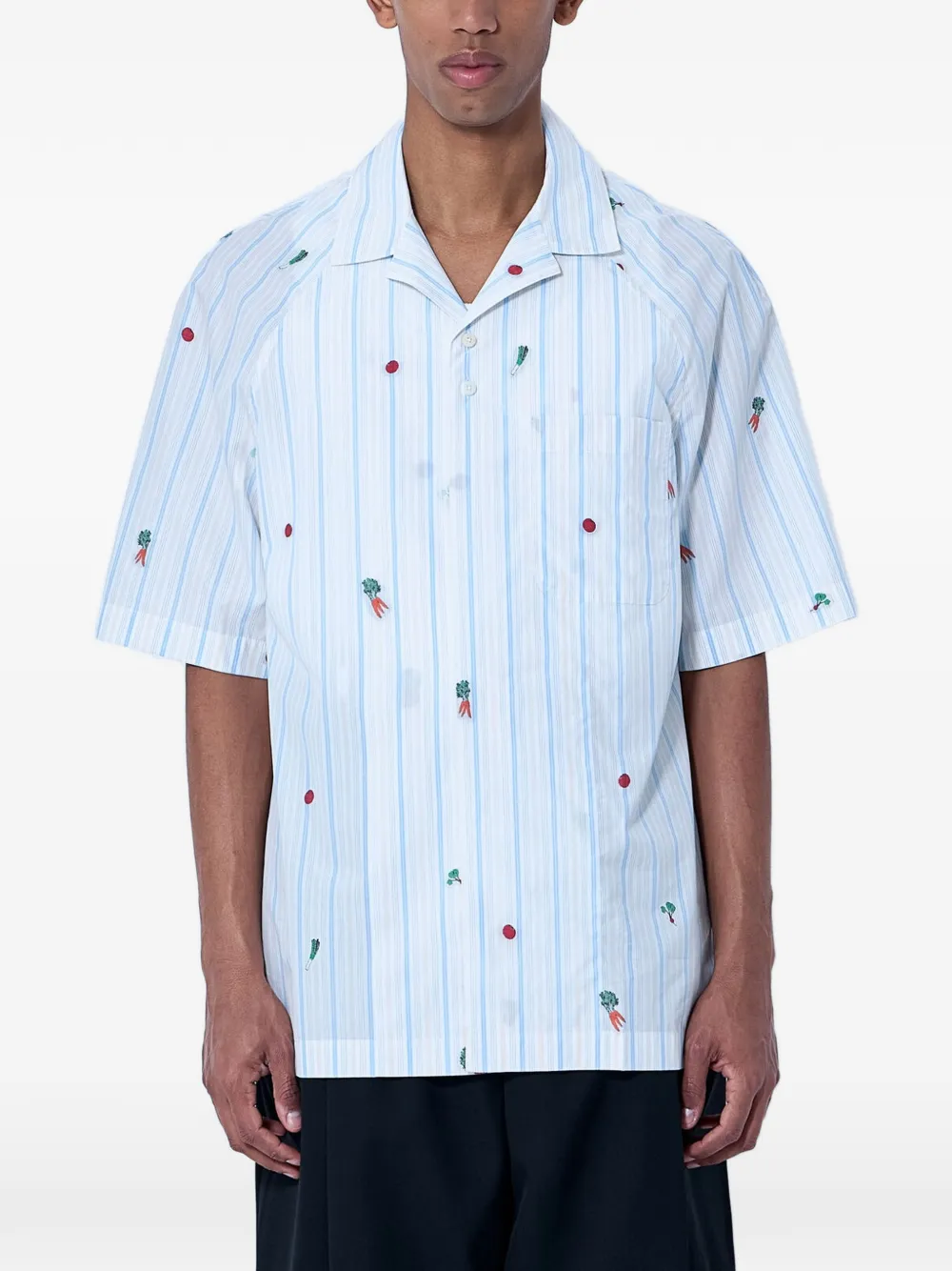 Jacquemus patterned polo shirt - Blu